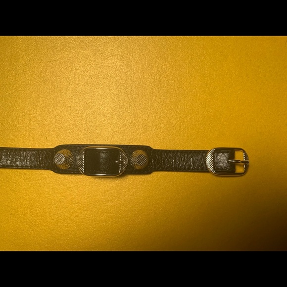 Balenciaga Triple Tour Leather Bracelet - Picture 4 of 8